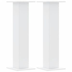vidaXL Plantestativer 2 stk hvit 30x30x95 cm konstruert tre
