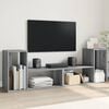 vidaXL TV-benker 2 stk gr&aring; sonoma 75x30x50 cm konstruert tre