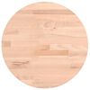 vidaXL Bordplate &Oslash;30x2,5 cm rund heltre b&oslash;ketre