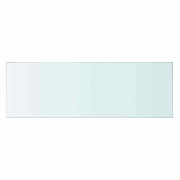 vidaXL Hyllepanel klart glass 60x20 cm