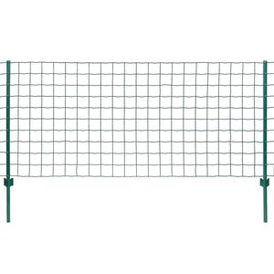 vidaXL Euro gjerde st&aring;l 20x1,2 m gr&oslash;nn