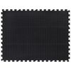 vidaXL Gulvfliser i gummi svart 12 mm 90x120 cm