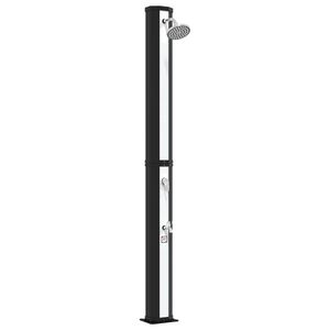 vidaXL SolDusj med dusjhode og kran 40 l PVC, ABS, Sinklegering