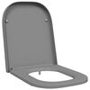 vidaXL Toalettsete Gr&aring; 47,5 x 35 x 3,6 cm Duroplast