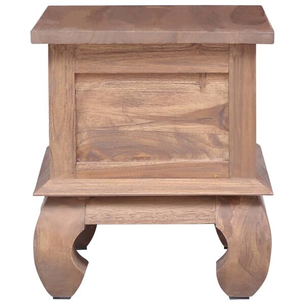 vidaXL Nattbord 45x35x40 cm heltre teak