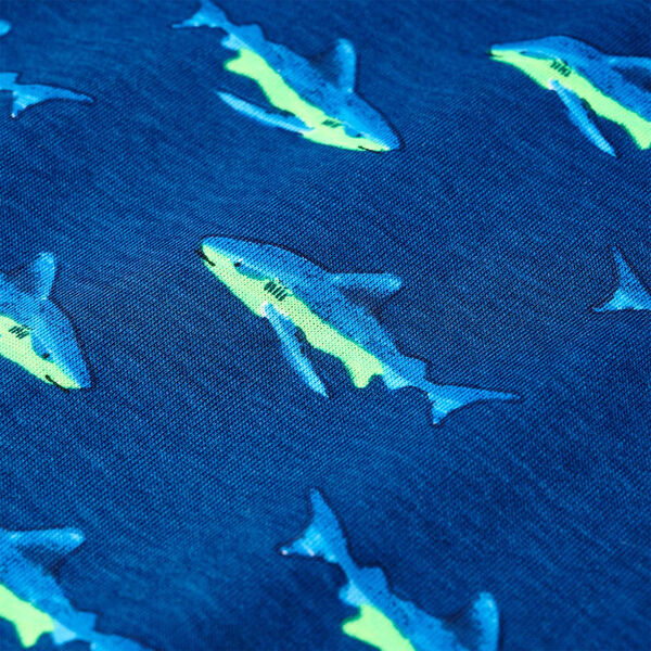 T-skjorte for barn mørkeblå 92