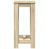 vidaXL Barbord sonoma eik 51x50x103,5 cm konstruert tre