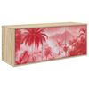 vidaXL Vegghengt TV-skap AACHEN 102 x 33 x 40 cm Sonoma eik