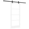 vidaXL Skyved&oslash;r ORKDAL 86 x 198,5 cm Massivt furutre og glass