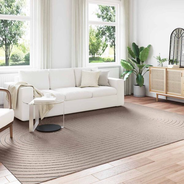 vidaXL Omr&aring;detepper Rektangul&aelig;r Beige 340 x 240 cm