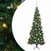 vidaXL Hj&oslash;rne Kunstig Jul Tre med 300 LED gr&oslash;nn 180 cm PVC og metall