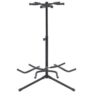 vidaXL Gitarstativ svart st&aring;l