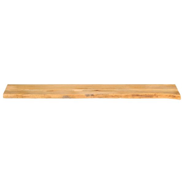 vidaXL Bordplate med naturlig kant 160x20x2,5 cm heltre mango