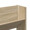 vidaXL Veggskoskap 2 stk sonoma eik 80x18x60 cm sponplater