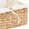 vidaXL Oppbevaringskurver 3 pcs Naturlig 40 x 30 x 18 cm Vannhyasint