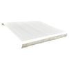 vidaXL Erstatningsduk for markise kremhvit 450x300 cm polyester