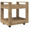 vidaXL Skrivebordvogn Artisan Eik 60 x 45 x 60 cm Konstruert tre