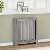 vidaXL Radiatordeksel gr&aring; sonoma 78x20x82 cm konstruert tre