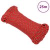 vidaXL B&aring;ttau r&oslash;d 4 mm 25 m polypropylen