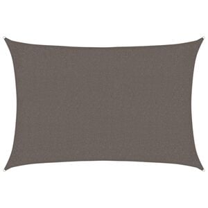 vidaXL Solseil 160 g/m&sup2; antrasitt 2x2,5 m HDPE