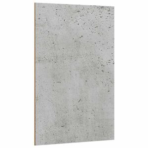 vidaXL Dekorpaneler 12 stk. Betonggr&aring; 40 x 60 x 0,27 cm Konstruert tre