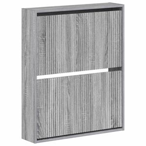 vidaXL Vegghengt skoskap ARNHEM 71 x 17 x 86 cm Konstruert tre