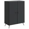 vidaXL Serviesskap Svart 66 x 34,5 x 90 cm Konstruert tre