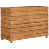 vidaXL Høybed 100x40x72 cm resirkulert teak og stål