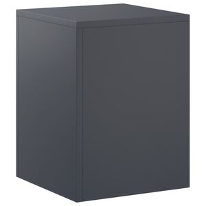 vidaXL Planteholder Antrasitt 30 x 30 x 40 cm Rustfritt st&aring;l