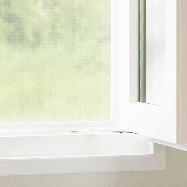 vidaXL Insektnett Hvit 80 x 500 cm Fiberglass