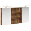 vidaXL Baderomsskapsett 3 stk. 100 x 10,5 x 50 cm Konstruert tre