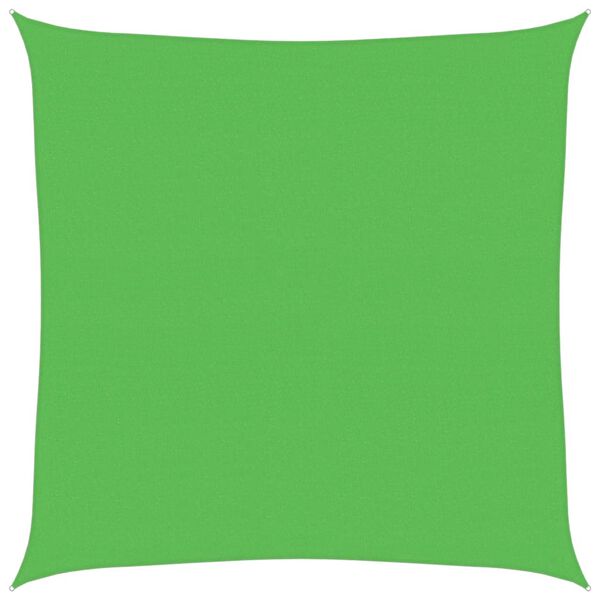 vidaXL Solseil 160 g/m&sup2; lysegr&oslash;nn 4,5x4,5 m HDPE