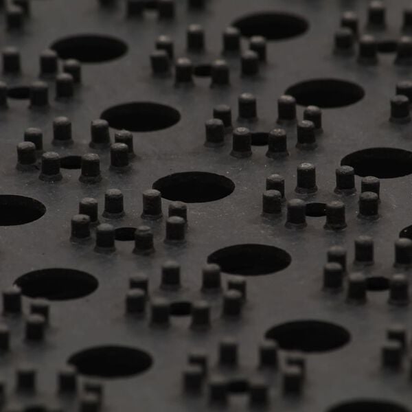 vidaXL Gummimatte 22 mm 100x150 cm