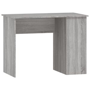 vidaXL Skrivebord gr&aring; sonoma 100x55x75 cm konstruert tre