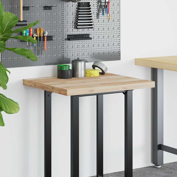 vidaXL Bordplate ubehandlet 100x60x4 cm heltre akasie