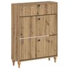 vidaXL Sko Skap ALKMAAR 78 x 24 x 103 cm Konstruert tre Artisan eik