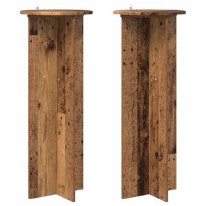 vidaXL Planteholder 2 stk. Gammelt tre &Oslash;40 x 100 cm Konstruert tre