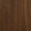 vidaXL Nattbord brun eik 34x35,5x50 cm konstruert tre