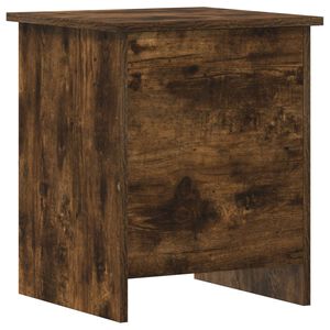 vidaXL Oppbevaringskiste R&oslash;kt Eik 40 x 40 x 50 cm Konstruert tre