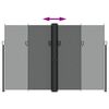 vidaXL Uttrekkbar sidemarkise 220x600 cm antrasitt