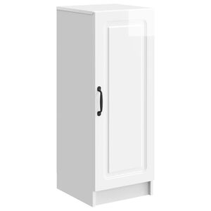 vidaXL Serviesskap H&oslash;gglans hvit 33 x 34,5 x 87 cm Konstruert tre