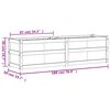 vidaXL Hageplantekasse hvit 180x50x50 cm heltre furu