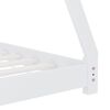 vidaXL Sengeramme for barn heltre furu hvit 70x140 cm