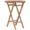 vidaXL Sammenleggbart hagebord 60 cm heltre teak