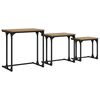 vidaXL Kaffebord med Nesting 3 stk. artisan eik 50,5 x 35 x 53 cm