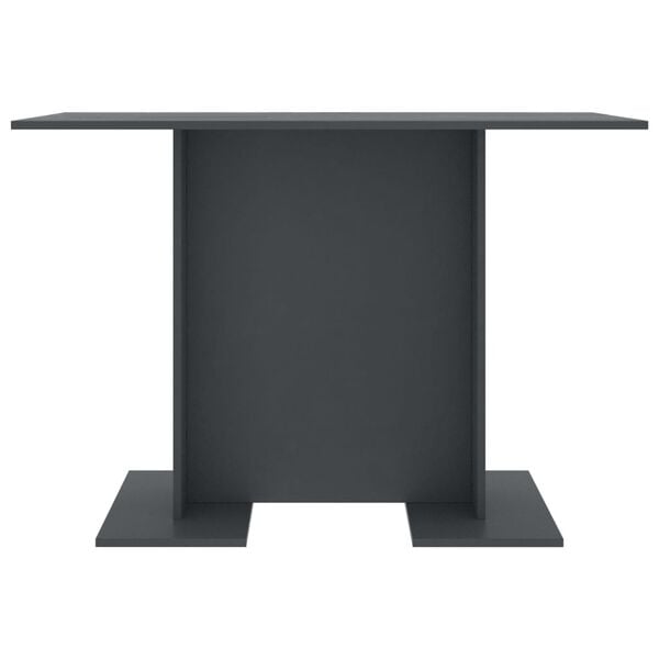 vidaXL Spisebord gr&aring; 110x60x75 cm sponplate