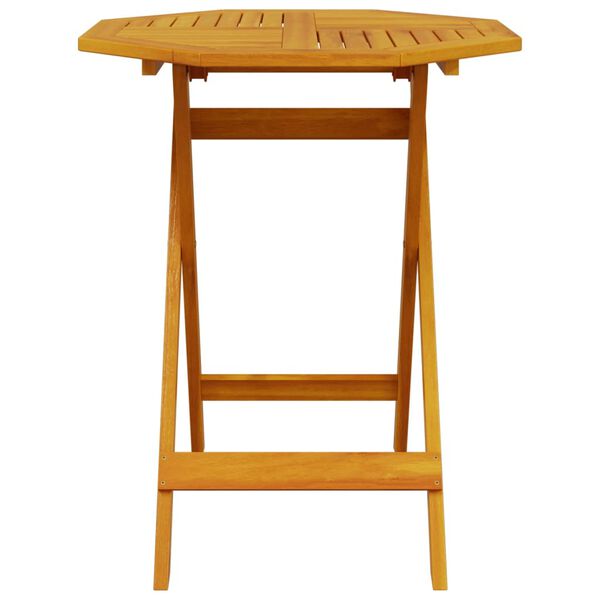vidaXL Sammenleggbart hagebord &Oslash;70x75 cm heltre akasie