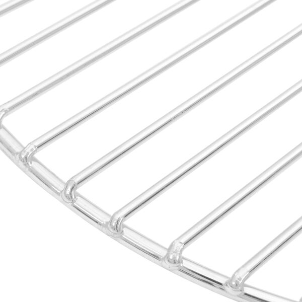vidaXL Grillrist rund Ø37 cm 304 rustfritt stål