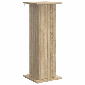 vidaXL Planteholder Sonoma eik 30,5 x 30 x 80,5 cm Konstruert tre