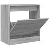 vidaXL Skoskap gr&aring; sonoma 60x34x63,5 cm konstruert tre